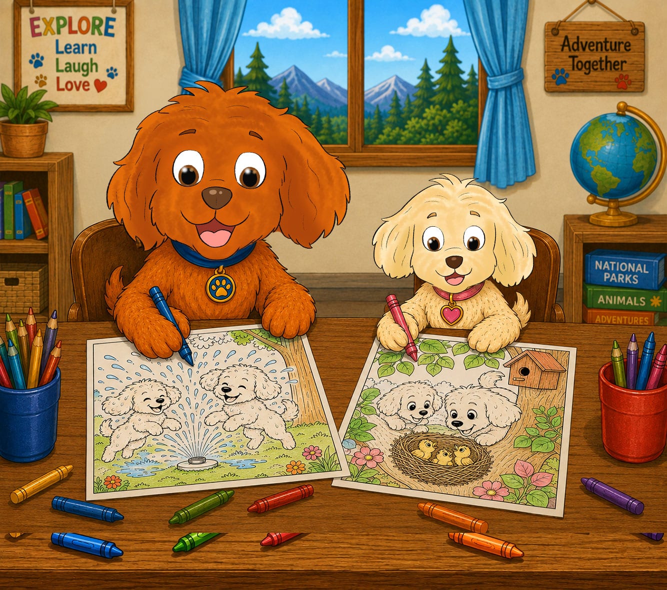 Bella Mandy Coloring Sheets